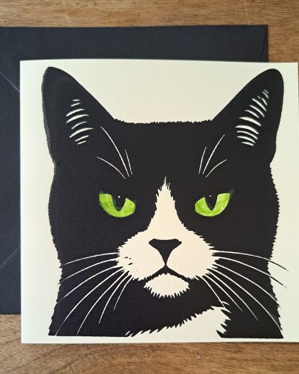 Tuxedo Green Eyes